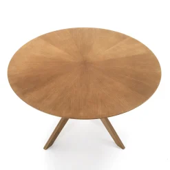 Viadurini Living Runde Tische-Runder Esstisch aus furniertem Mdf und Massivholz - Fulmine