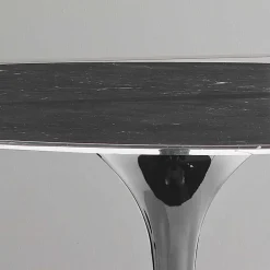 Viadurini Living Esstische Nach Mass|Runde Tische-Runder Esstisch aus hochwertigem Marquinia-Marmor Made in Italy - Nerone