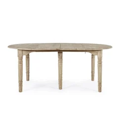 Viadurini Living Ausziehbare Esstische-Runder Esstisch ausziehbar bis 272 cm in Homemotion Wood - Guglio