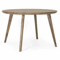 Viadurini Living Esstische-Runder Esstisch Homemotion mit Mango-Holzplatte - Rondolo