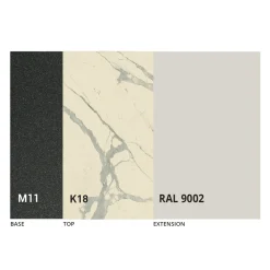 Viadurini Living Runde Tische-Runder Esstisch mit ausziehbarer Platte bis 180 cm Made in Italy - Muschio