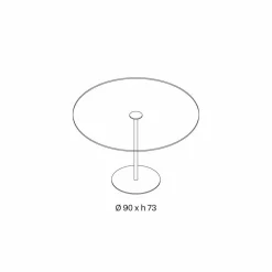 Viadurini Living Esstische Nach Mass|Runde Tische-Runder Esstisch mit extraleichter Glasplatte Made in Italy - Dolce