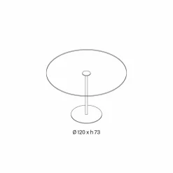 Viadurini Living Esstische Nach Mass|Runde Tische-Runder Esstisch mit extraleichter Glasplatte Made in Italy - Dolce