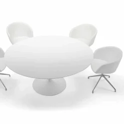 Viadurini Living Esstische-Runder Esstisch mit Laminatplatte, hergestellt in Italien – Dollars