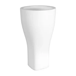 Viadurini in the Garden Gartenideen-Runder farbiger Gartentopf aus Polyethylen Made in Italy - Tremont