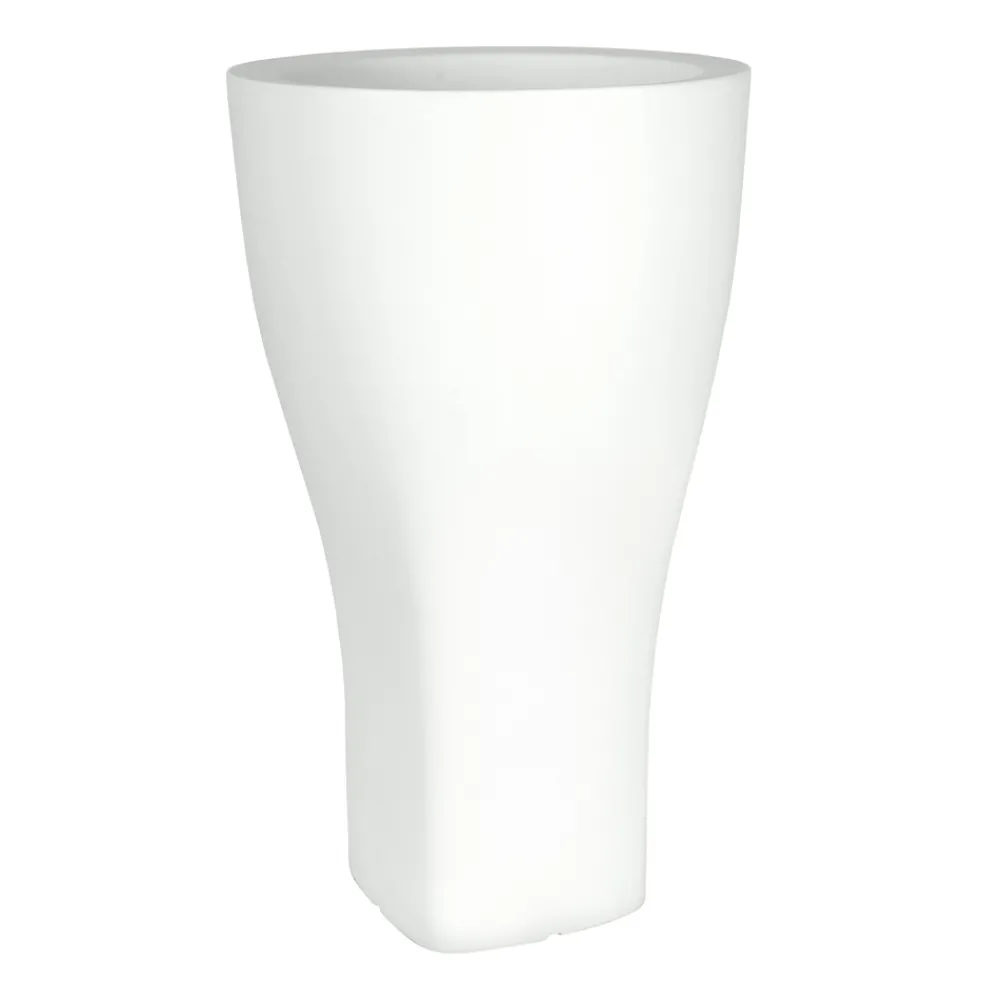 Viadurini in the Garden Gartenideen-Runder farbiger Gartentopf aus Polyethylen Made in Italy - Tremont