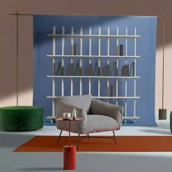 Viadurini Living Moderne Couchtische-Runder farbiger Wohnzimmer-Couchtisch aus modernem Blechdesign – Cocktail