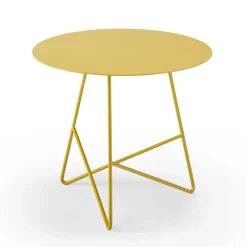 Viadurini in the Garden Garten Beistelltisch-Runder Garten Couchtisch aus Metall in verschiedenen Farben und 3 Größen - Magali