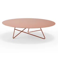 Viadurini in the Garden Garten Beistelltisch-Runder Garten Couchtisch aus Metall in verschiedenen Farben und 3 Größen - Magali