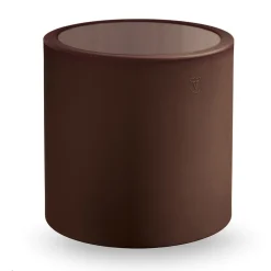 Viadurini in the Garden Garten Beistelltisch-Runder Garten-Couchtisch aus farbigem Polyethylen Made in Italy - Noemi