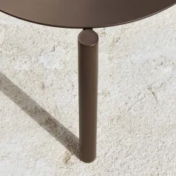 Varaschin Garten Beistelltisch-Runder Garten-Couchtisch aus lackiertem Aluminium - Bahia von