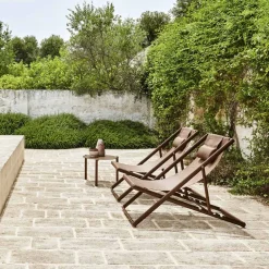 Varaschin Garten Beistelltisch-Runder Garten-Couchtisch aus lackiertem Aluminium - Bahia von