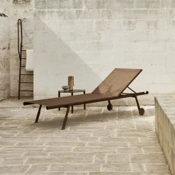 Varaschin Garten Beistelltisch-Runder Garten-Couchtisch aus lackiertem Aluminium - Bahia von