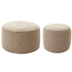 Viadurini in the Garden Sitzsäcke|Sitzsäcke-Runder Gartenhocker aus Polypropylen in 3 Farben Made in Italy - Francisco