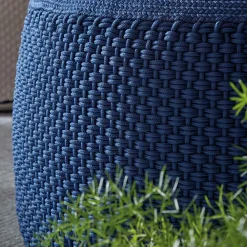 Viadurini in the Garden Sitzsäcke|Sitzsäcke-Runder Gartenhocker aus Polypropylen in 3 Farben Made in Italy - Francisco