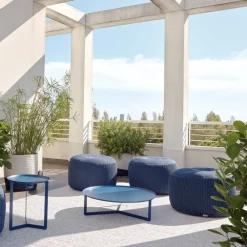 Viadurini in the Garden Sitzsäcke|Sitzsäcke-Runder Gartenhocker aus Polypropylen in 3 Farben Made in Italy - Francisco