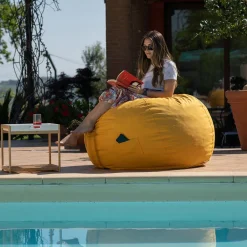 Viadurini in the Garden Gartenideen-Runder Gartenhocker mit abnehmbarem wasserdichtem Nylon - Mambo