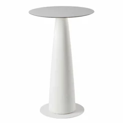 SLIDE Garten Beistelltisch|Runde Tische-Runder Gartentisch aus Polyethylen und HDL Hoplà (H110)