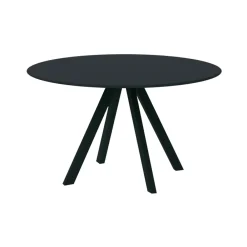 Viadurini in the Garden Gartentische Fest-Runder Gartentisch aus verzinktem Stahl Made in Italy - Brienne