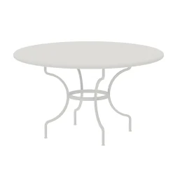 Viadurini in the Garden Gartentische Fest-Runder Gartentisch aus verzinktem Stahl Made in Italy - Sibo