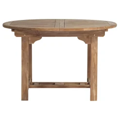 Viadurini in the Garden Gartentische Aus Teakholz|Ausziehbare Gartentische-Runder Gartentisch ausziehbar auf 170 cm aus Teakholz - Armonia