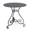 Viadurini in the Garden Gartentische Fest-Runder Gartentisch im Shabby Chich-Stil aus lackiertem Stahl - Charm