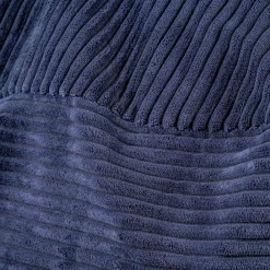 Viadurini Living Sitzsäcke|Sitzsäcke-Runder Hocker für Wohnzimmer aus abnehmbarem und waschbarem blauem Samt - Mora