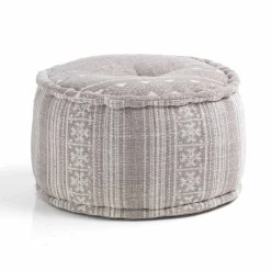 Viadurini Living Sitzsäcke|Sitzsäcke-Runder Hocker im Ethno - Design aus Patchwork - Stoff oder Samt - Faser