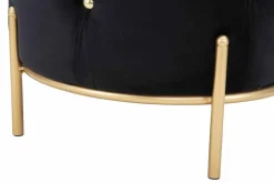 Viadurini Living Sitzsäcke|Sitzsäcke-Runder Hocker im modernen Design aus Stoff, Eisen und MDF - Ashlie