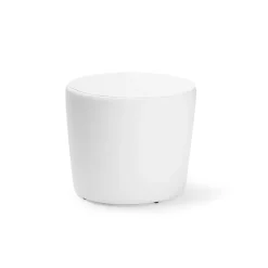 Viadurini Living Sitzsäcke|Sitzsäcke-Runder konischer Pouf mit Lederbezug, hergestellt in Italien – Meteora