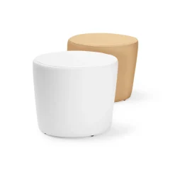 Viadurini Living Sitzsäcke|Sitzsäcke-Runder konischer Pouf mit Lederbezug, hergestellt in Italien – Meteora