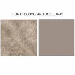 Viadurini Living Moderne Couchtische-Runder Luxus-Couchtisch aus Gres und Esche Made in Italy - Bering