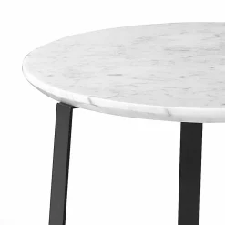 Viadurini Living Moderne Couchtische-Runder Marmor Couchtisch mit Metallbasis Made in Italy - Juliana