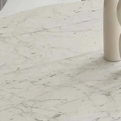 Viadurini Esstische-Runder Marmortisch in Carraraweiß ø120 cm Rimini