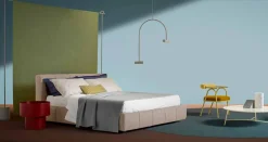 Viadurini Living Moderne Couchtische-Runder Nachttisch in modernem Design aus bordeauxrotem oder blauem Holz – Vinnie