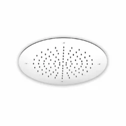 Viadurini Taps Duschköpfe-Runder Single Jet Duschkopf aus Edelstahl Made in Italy - Schwefel