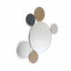 Viadurini Living Wandspiegel-Runder Spiegel Addo, made in Italy, modernes Design, Glitzer & Glas