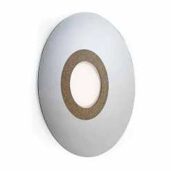 Viadurini Living Wandspiegel-Runder Spiegel Aris in modernem Design, hergestellt in Italien, Glitzer und Glas