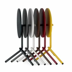 Viadurini in the Garden Garten Beistelltisch-Runder Tisch aus Metall und Blech für den Außenbereich Made in Italy - Alberic