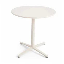 Viadurini in the Garden Gartentische Aus Aluminium-Runder Tisch für draußen Durchmesser 75 cm in Beige Aluminium - Brisea