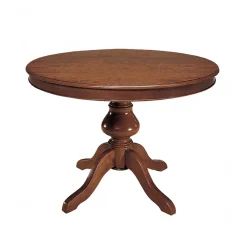 Viadurini Classic Ausziehbare Esstische-Runder Tisch mit 34 cm Verlängerung, hergestellt in Italien – Tellus