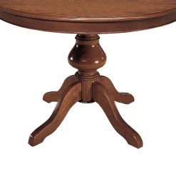 Viadurini Classic Ausziehbare Esstische-Runder Tisch mit 34 cm Verlängerung, hergestellt in Italien – Tellus