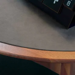 Viadurini Living Esstische Nach Mass|Runde Tische-Runder Tisch mit Tischplatte, massives natürliches Nussholz, Carlo