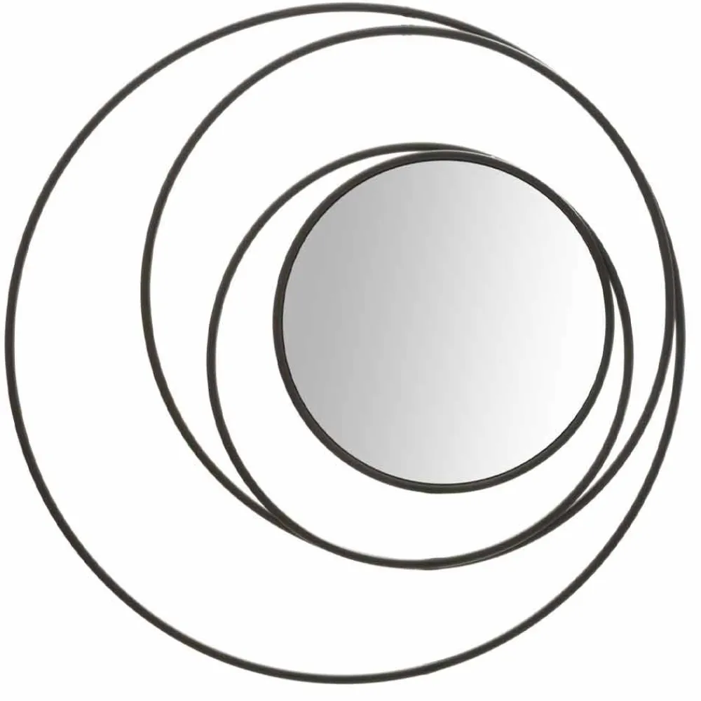 Viadurini Living Wandspiegel-Runder Wandspiegel im modernen Design aus Eisen - Selda