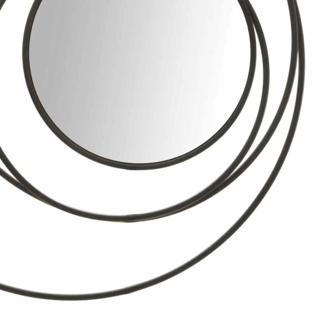 Viadurini Living Wandspiegel-Runder Wandspiegel im modernen Design aus Eisen - Selda