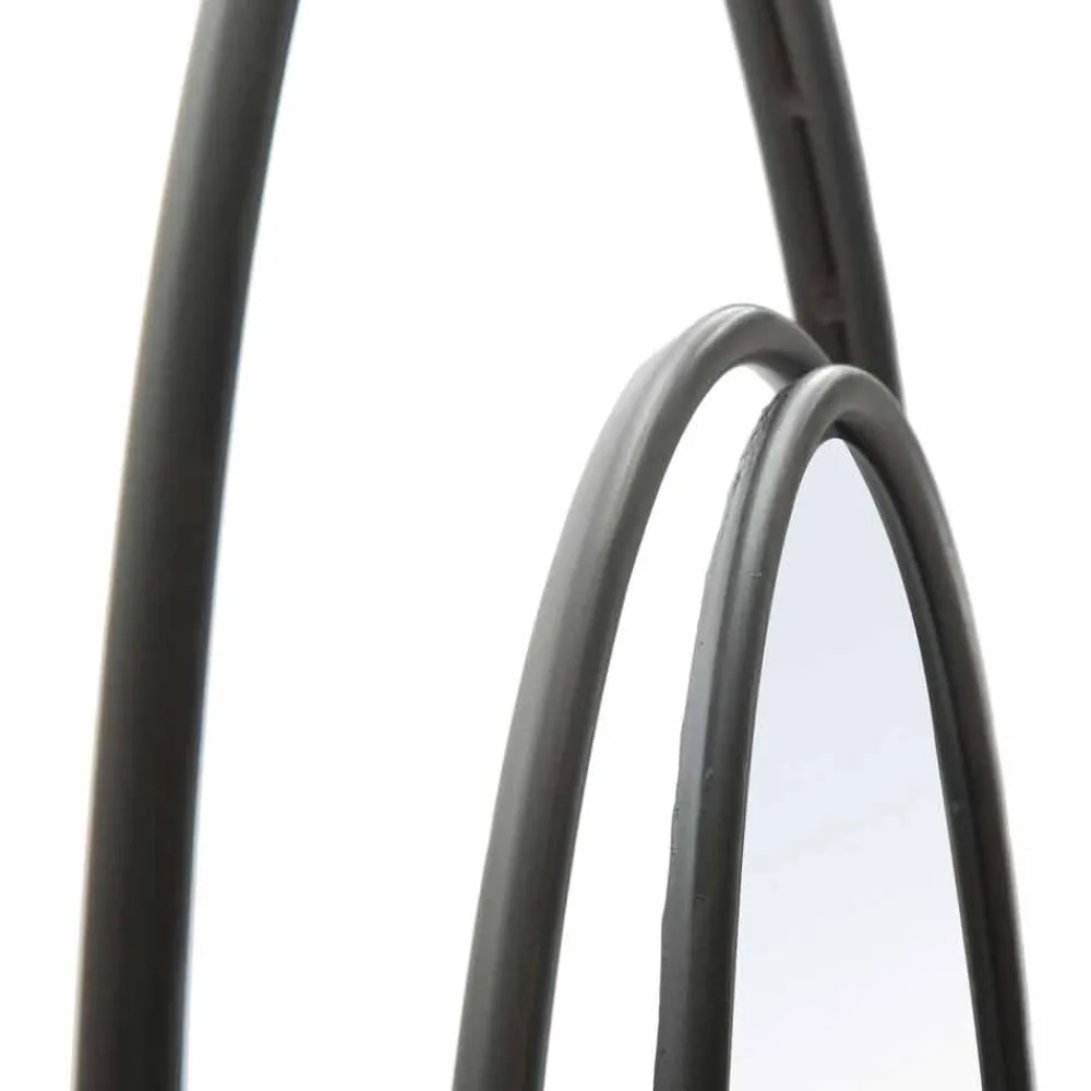 Viadurini Living Wandspiegel-Runder Wandspiegel im modernen Design aus Eisen - Selda