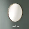 Viadurini Bathroom Wandspiegel-Runder Wandspiegel mit Bronze-, Schwarz-, Platin- oder Kupferrahmen - Renga