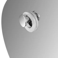 Viadurini Bathroom Wandspiegel-Runder Wandspiegel mit farbigem Teakholzring Made in Italy - Odile