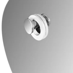 Viadurini Bathroom Wandspiegel-Runder Wandspiegel mit farbigem Teakholzring Made in Italy - Odile