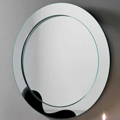 Viadurini Living Wandspiegel-Runder Wandspiegel mit geneigtem Rahmen Made in Italy - Salamina